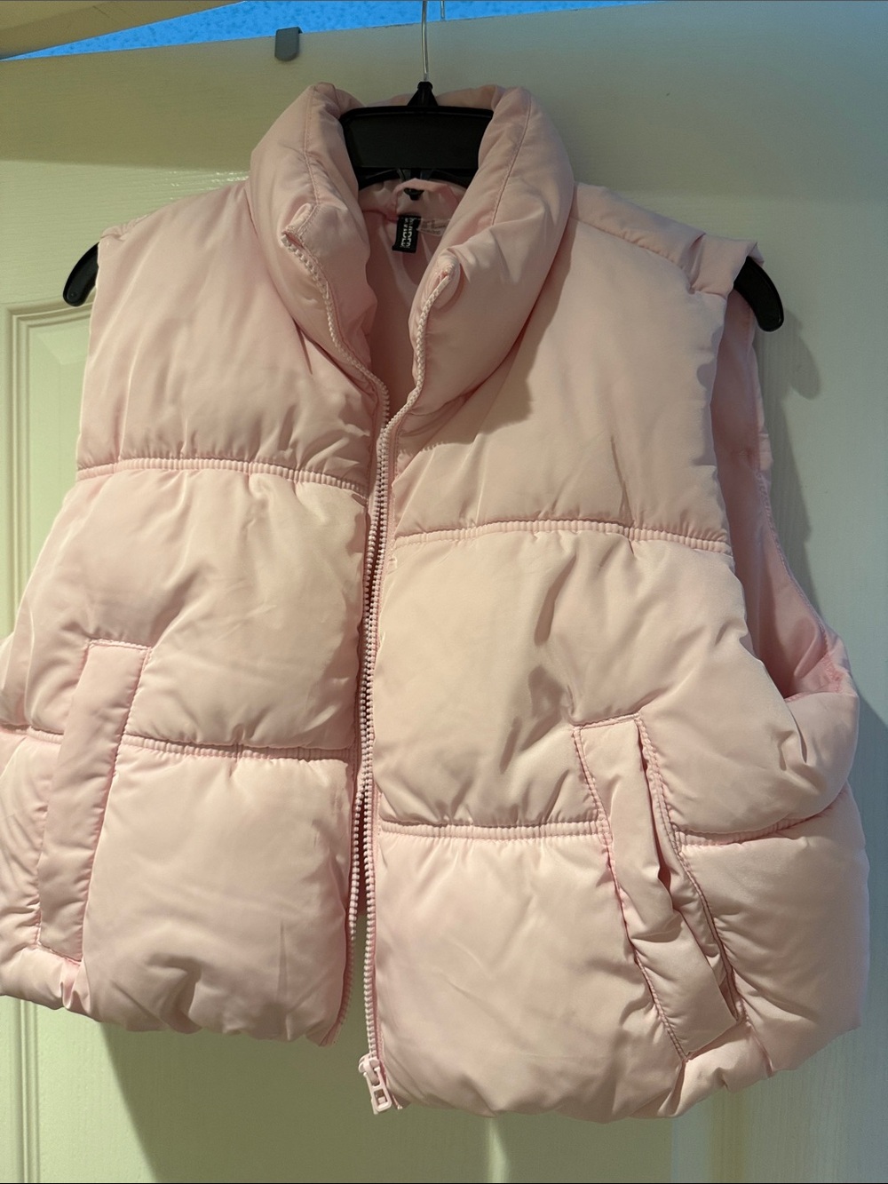 H&M Light Pink Kids Puffer Vest